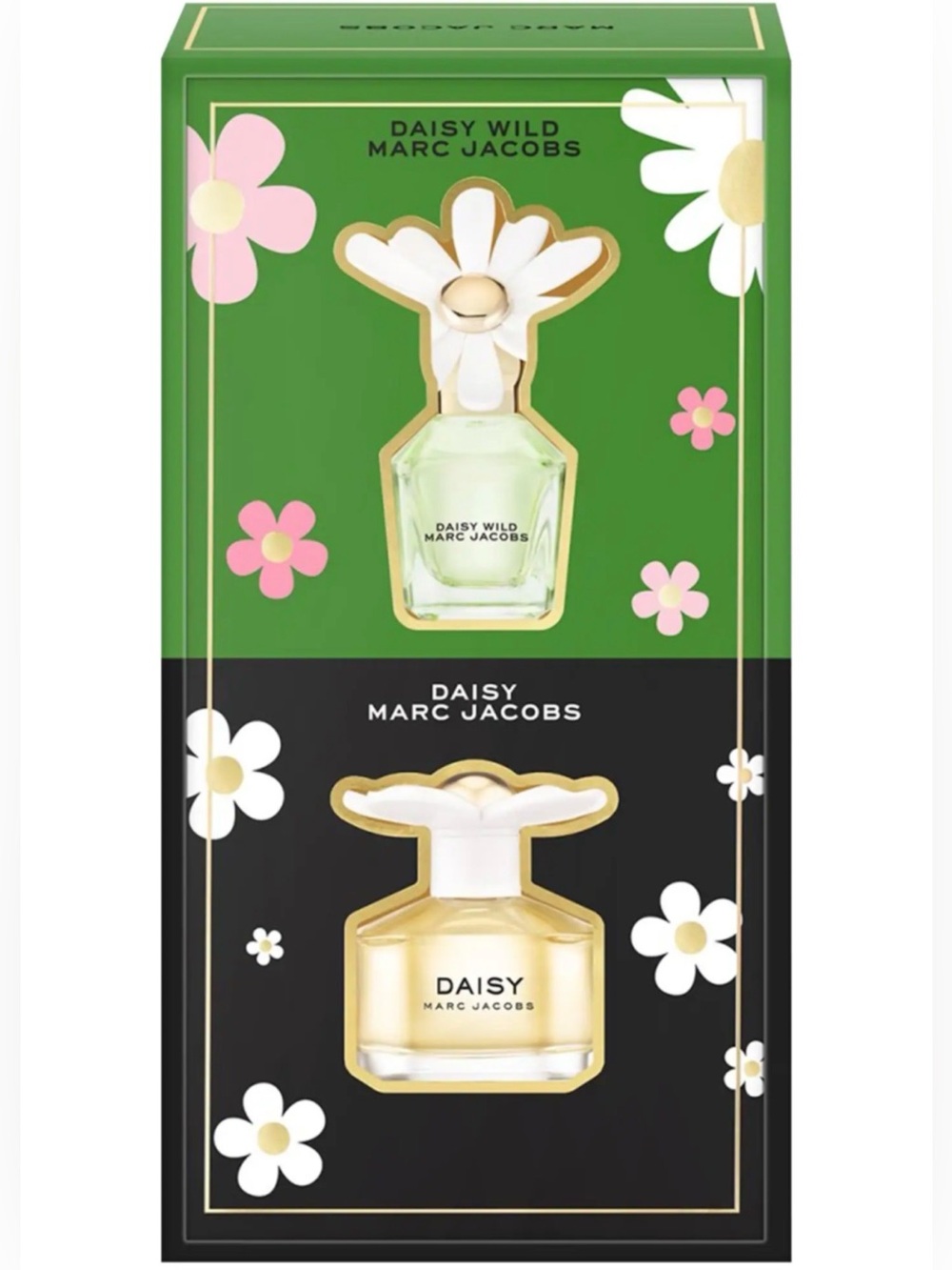 Marc Jacobs Daisy Duo Fragrance Set - Green & Black with Pink Accents
